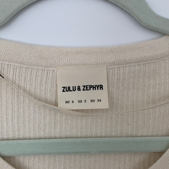 Zulu & Zephyr Signature Rib Tee - US 2 - Picture 5 of 9